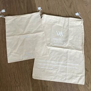 WALDORF ASTORIA  laundry & shoe bag
